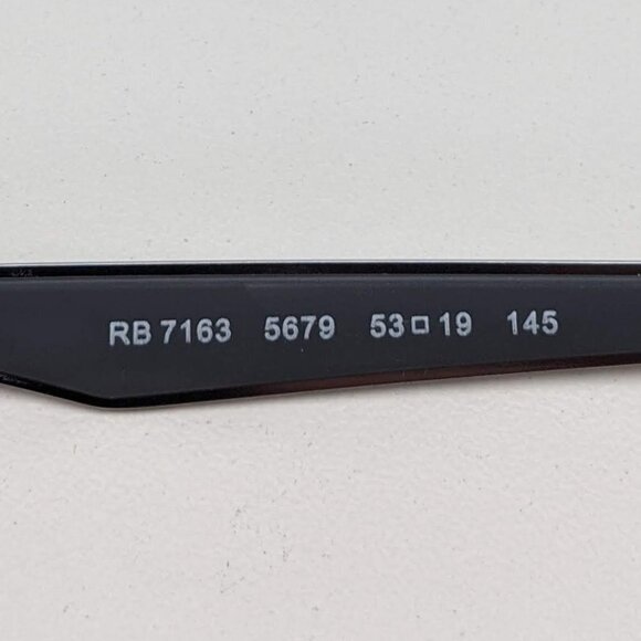 🕶️Ray-Ban RB7163 5679 Eyeglasses 53/19 145 /KAO424🕶️ - Picture 6 of 7